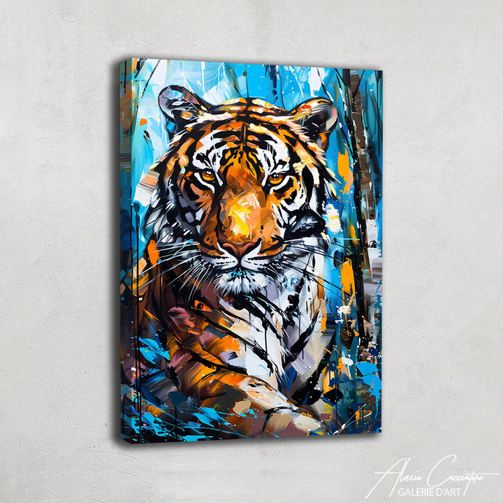 Peinture Acrylique Tigre