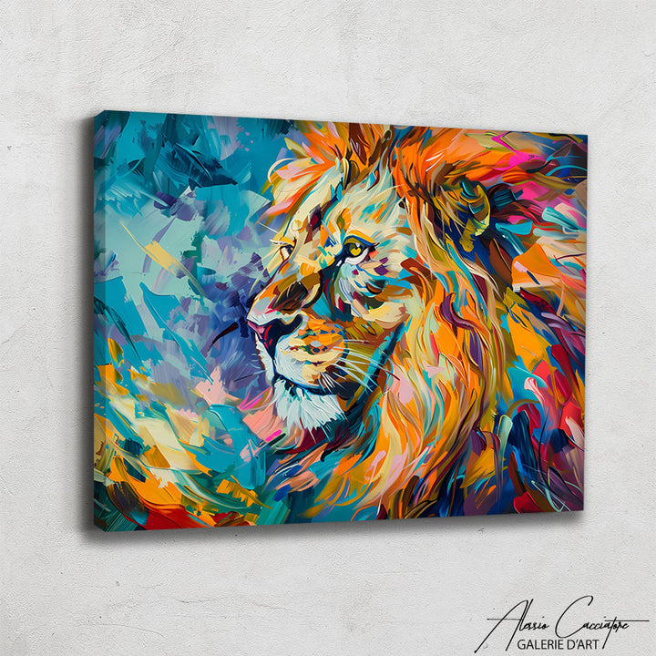 Peinture Lion Couleur
