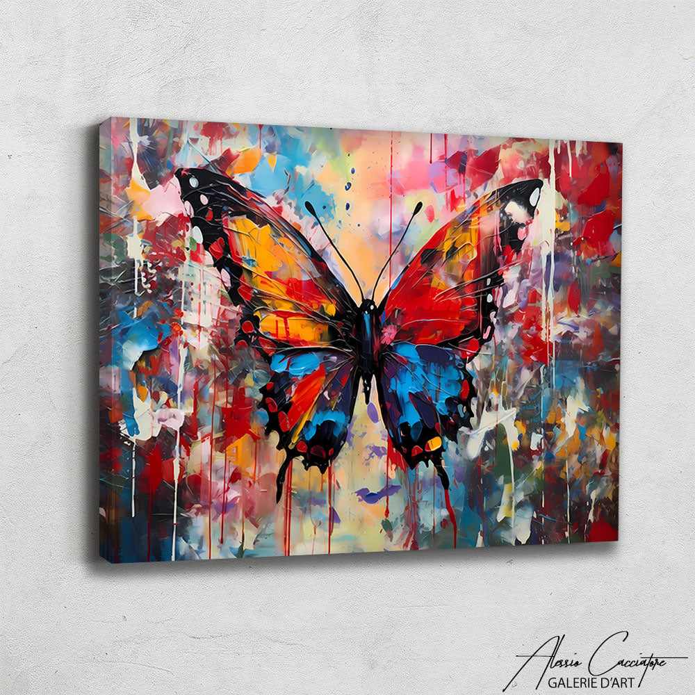 Tableau Papillon Coloré