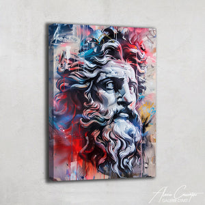 Tableau Street Art Visage