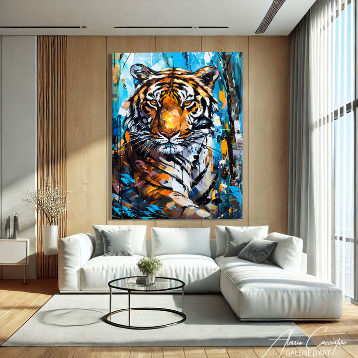 Peinture Acrylique Tigre