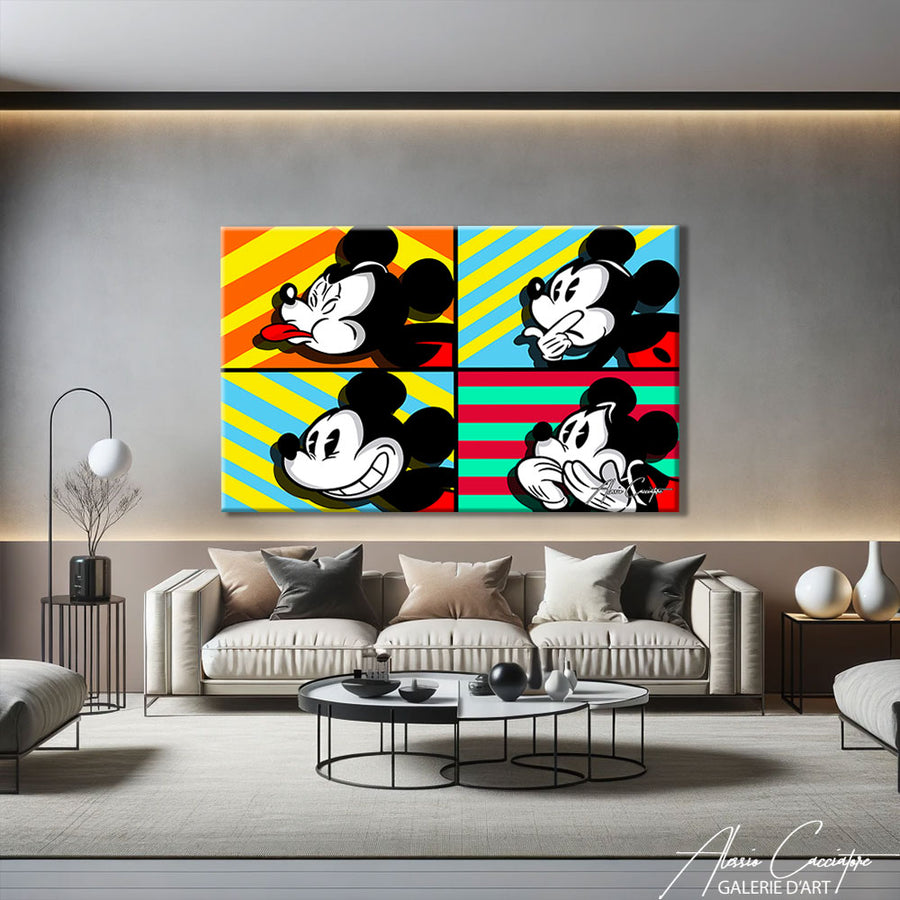 TABLEAU MICKEY DESIGN
 – mise en situation