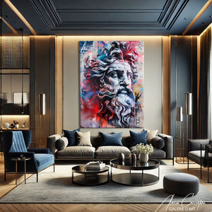 Tableau Street Art Visage