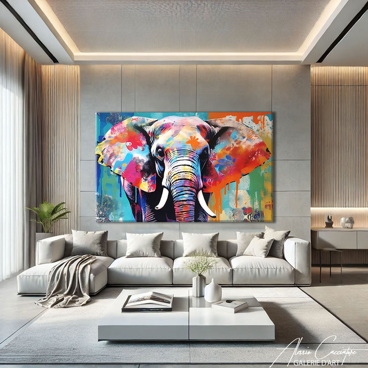 tableau tete d'elephant