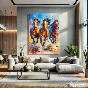 Tableau Cheval Contemporain
