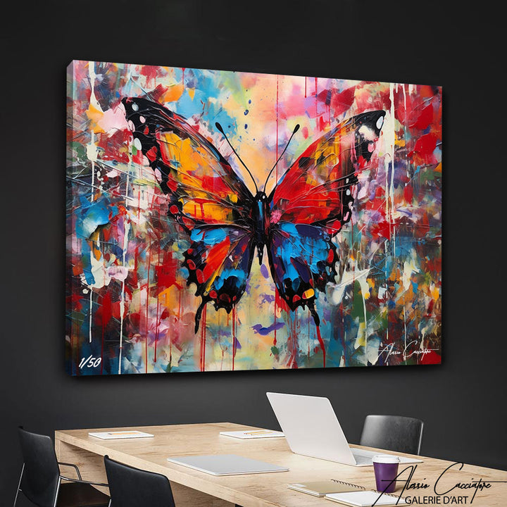 tableau papillon moderne