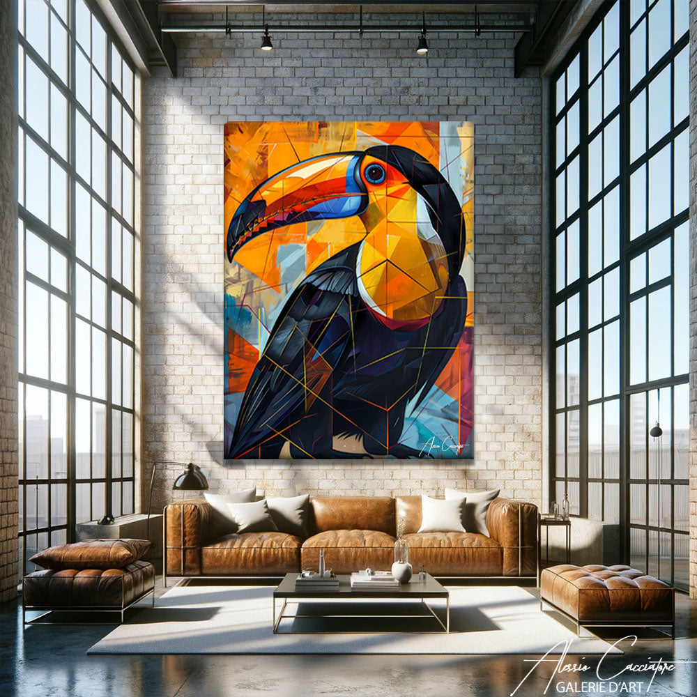 Peinture Oiseau Couleur
