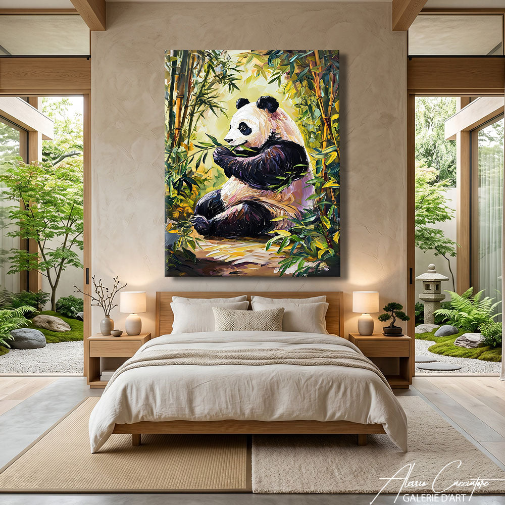 Toile Avec Panda
