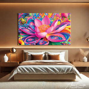 Tableau Fleur Lotus