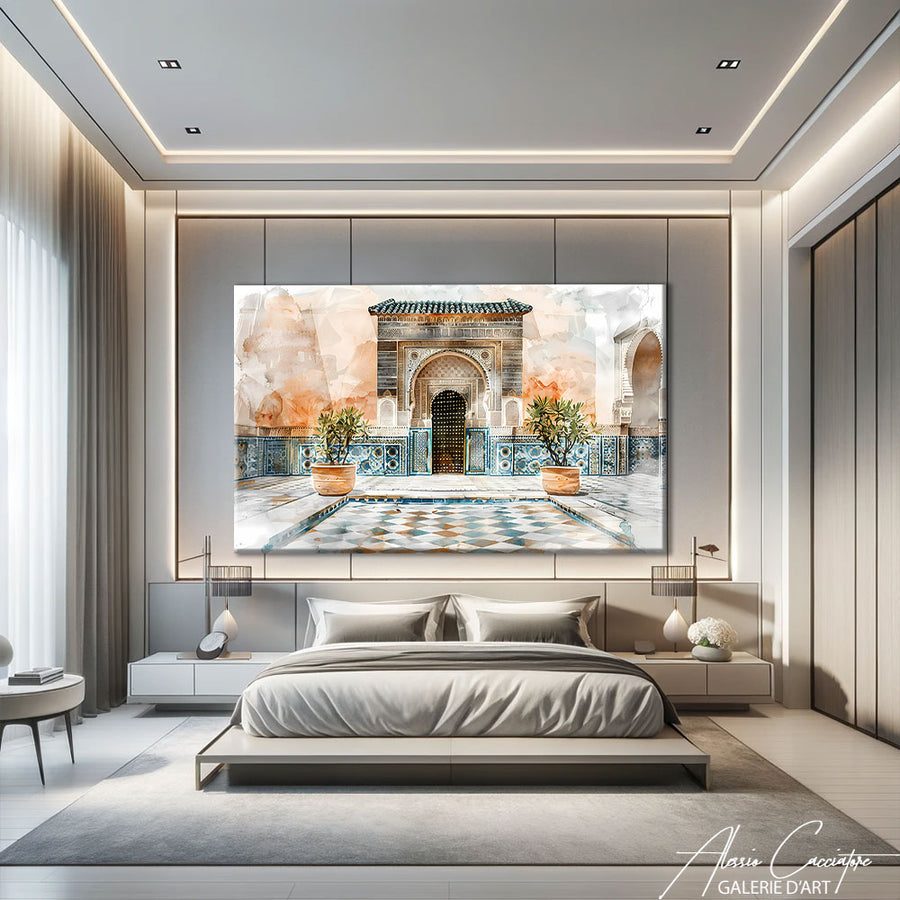 Tableau oriental marocain – mise en situation