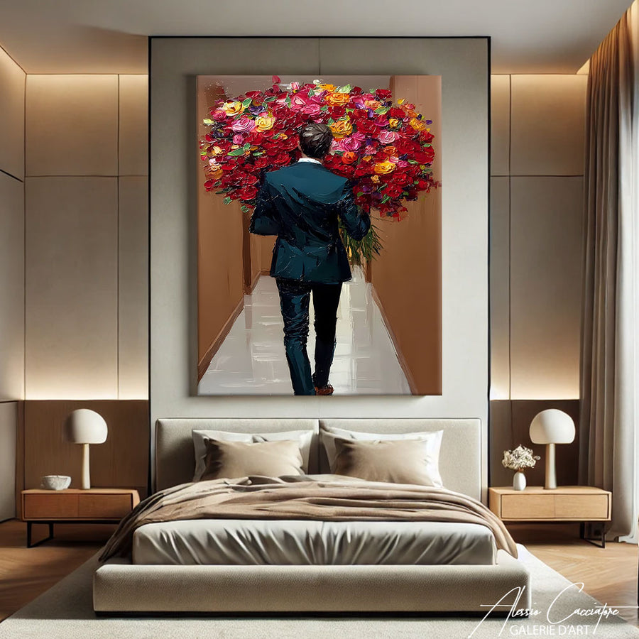 Tableau Homme Amoureux – mise en situation