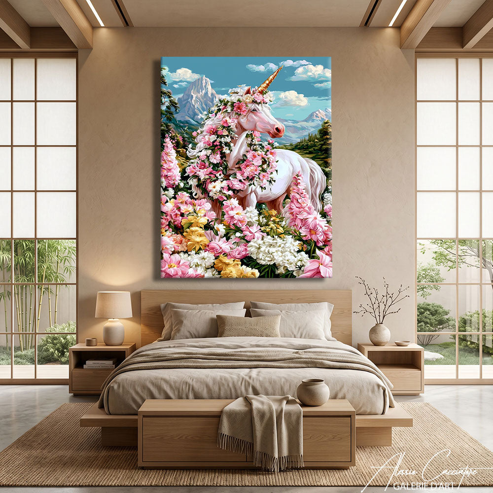 Tableau Licorne Chambre Fille