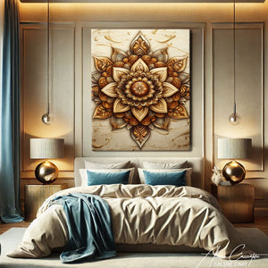 Tableau Mandala Beige