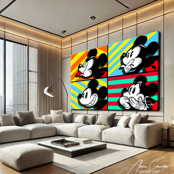 TABLEAU MICKEY MODERNE
