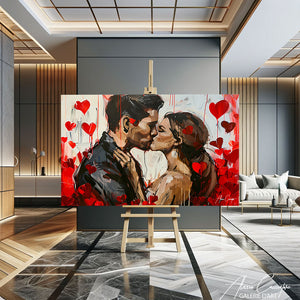 Peinture Couple Sensuel