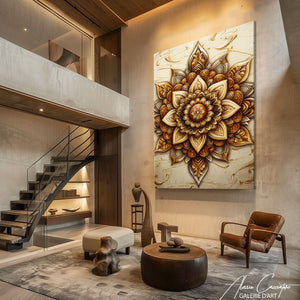 Tableau mandala cercle
