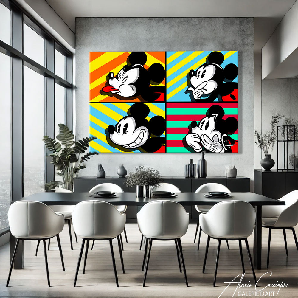 TABLEAU MICKEY CONTEMPORAIN
