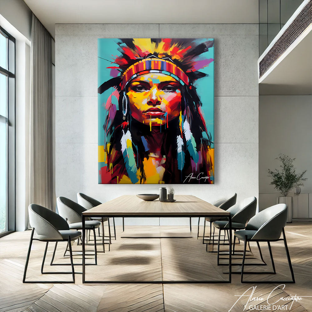 tableau decoration indienne