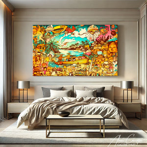 tableau pop art graffiti