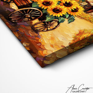 Art Mural Avec Des Tournesols