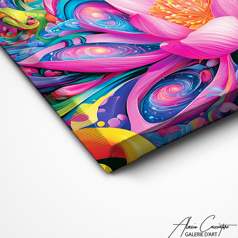 Art Mural Fleur Lotus