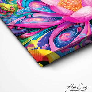 Art Mural Fleur Lotus