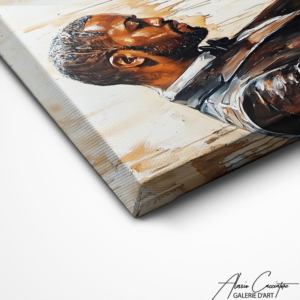 Art Mural Peinture Pianiste