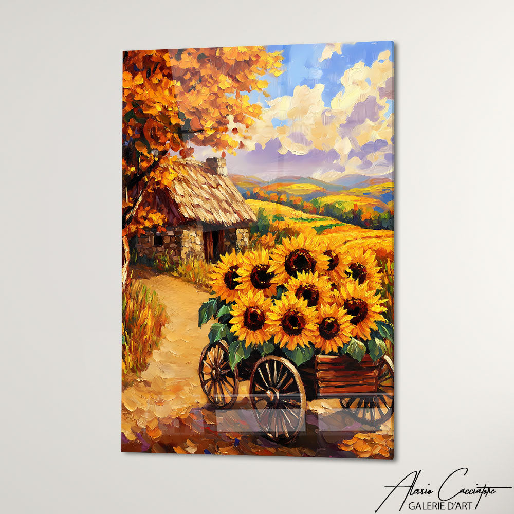 Cadre Avec Des Tournesols