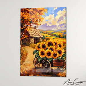 Cadre Avec Des Tournesols