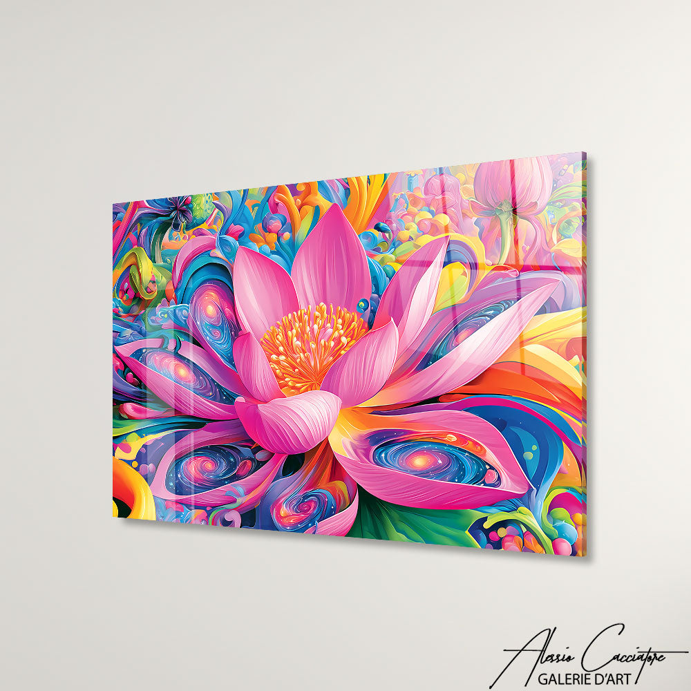 Cadre Fleur Lotus