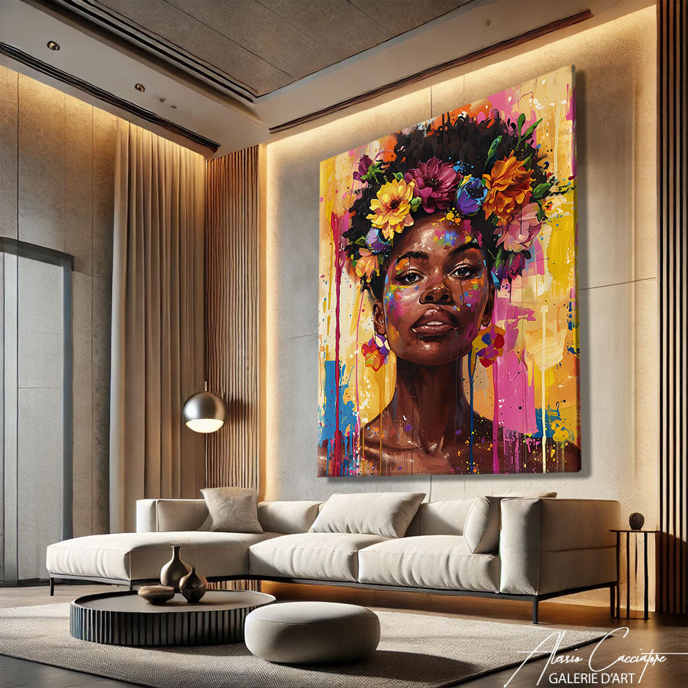 cadre photo femme africaine