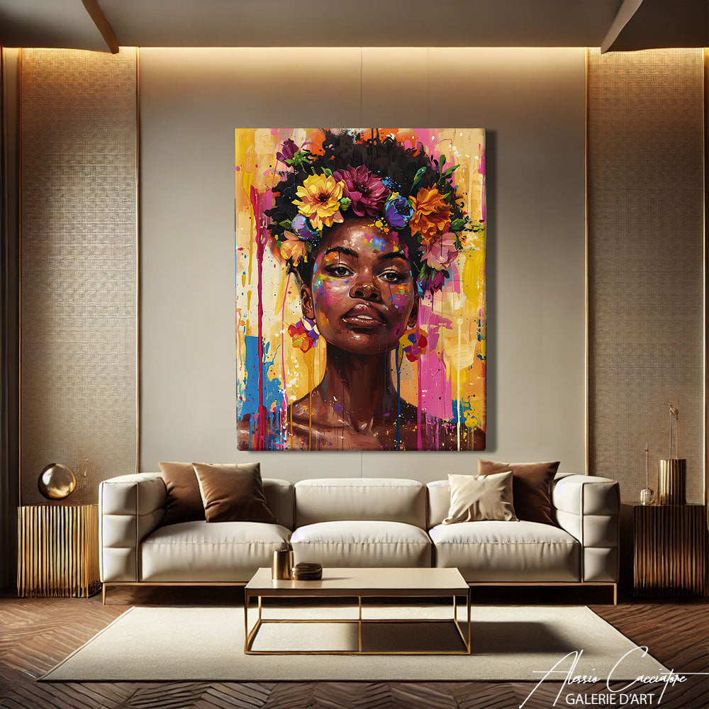 Peinture Dessin Femme Africaine
