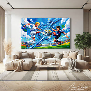 Peinture Match De Foot