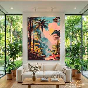 Peinture Tropical Jungle