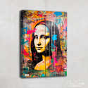 Poster Monna Lisa Pop Art Street Art - Décoration Murale Moderne 40x30 Cm Sans Cadre - Impression Qualité Sur Carton 300g/m² - 4