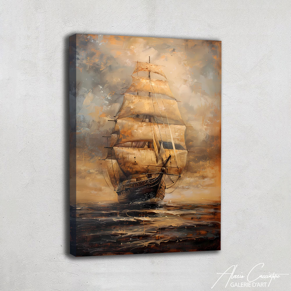 Tableau Voilier Ancien