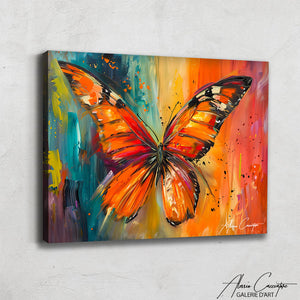 Tableau Papillon en Relief