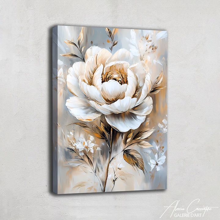 Tableau Fleur Blanche
