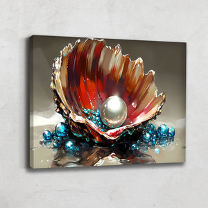 TABLEAU COQUILLAGE OUVERT