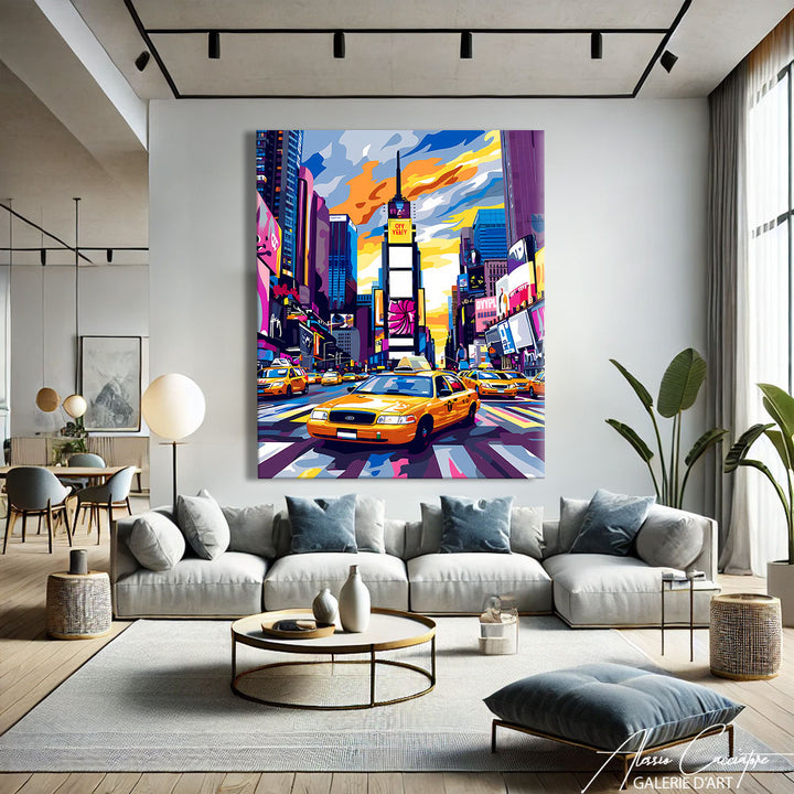 Tableau New York Couleur
