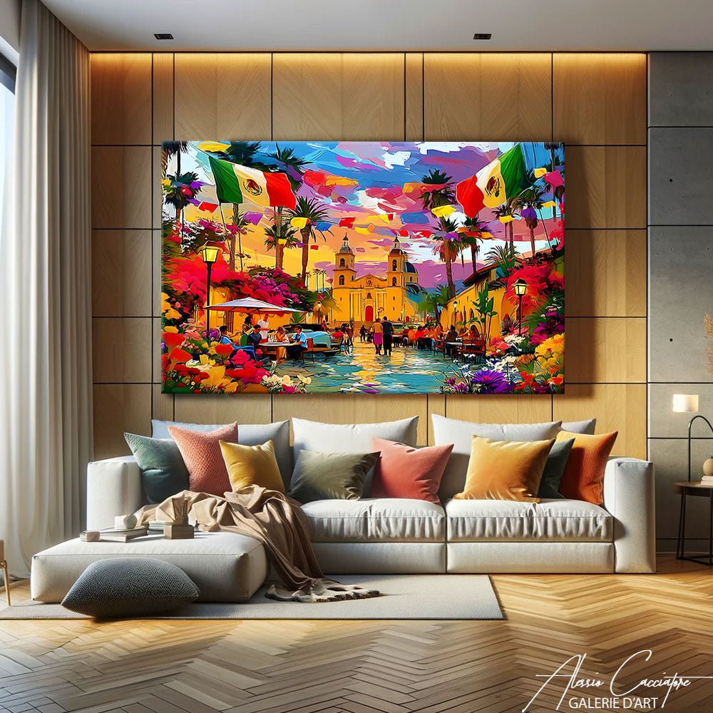 TABLEAU INSPIRATION MEXIQUE