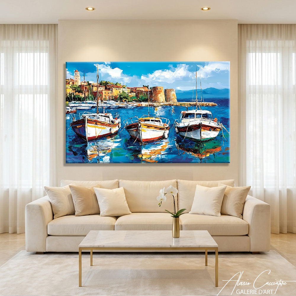 Peinture Bord De Mer Méditerranée