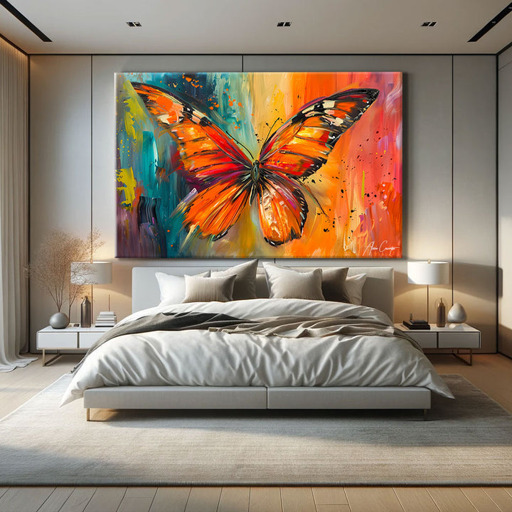tableau décoration papillon