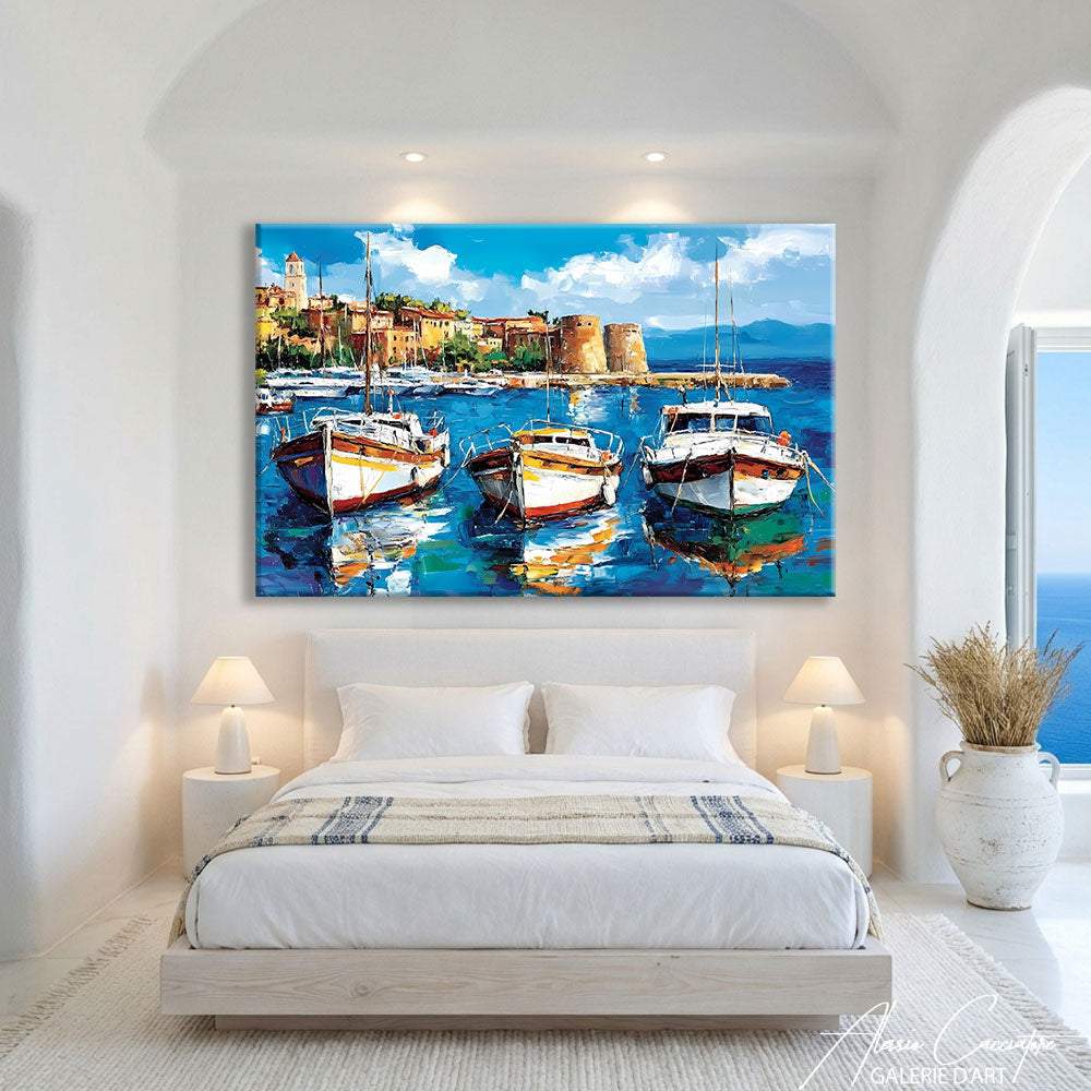 Toile Bord De Mer Méditerranée