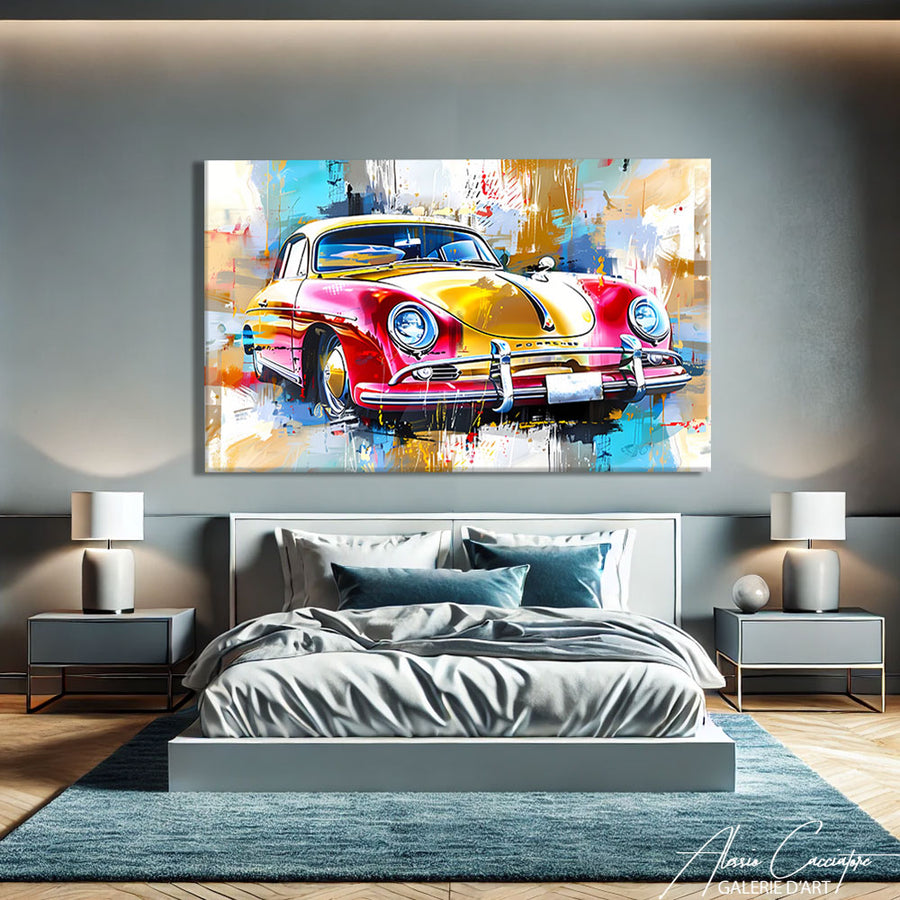 TABLEAU PORSCHE 356 – mise en situation