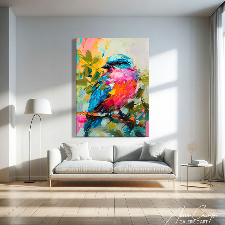 Tableau de Peinture Oiseau