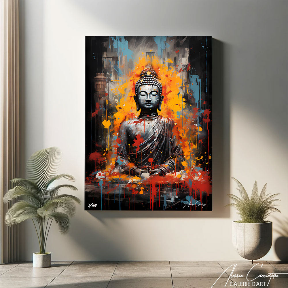 décoration tableau bouddha
