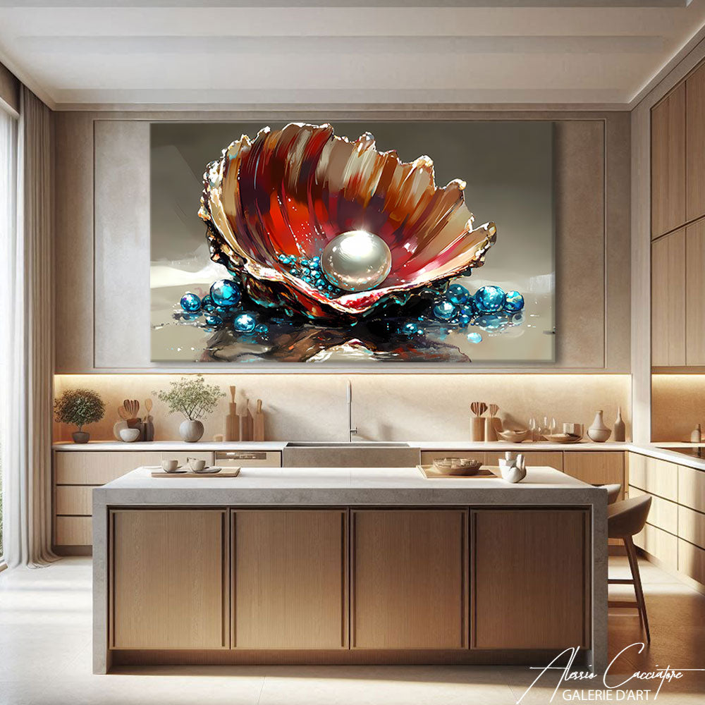 TABLEAU COQUILLAGE OUVERT