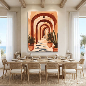 Affiche Arche Terracotta