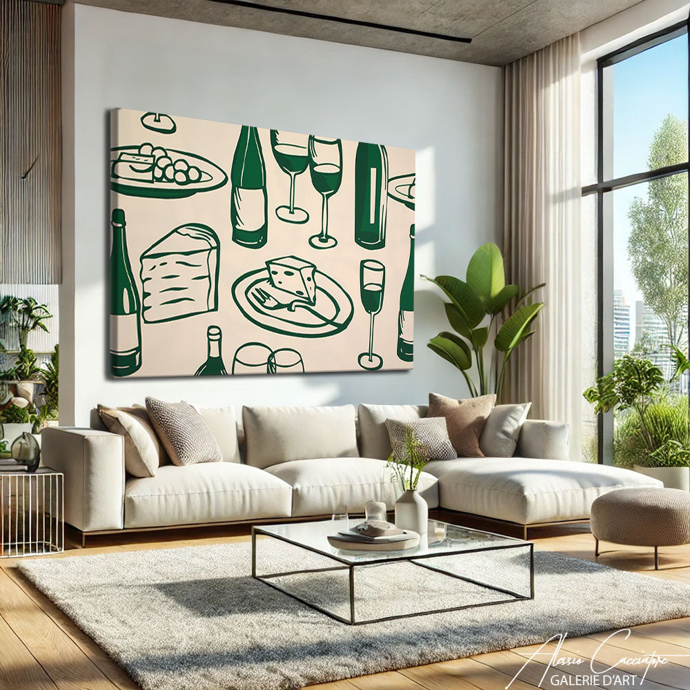 Tableau moderne minimaliste

